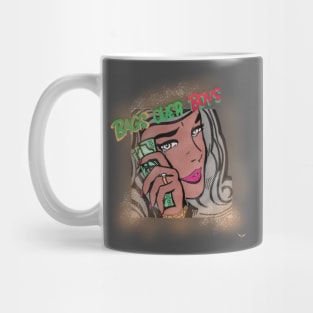 Bags over boys cream Mug